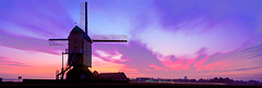 Windmill sunset Holland-Wanroy