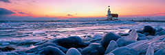Netherlands Marken Lighthouse winter
