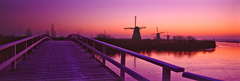 Holland Kinderdijk Kinderdyke Windmills Bridge