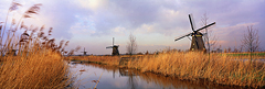 Holland windmills Kinderdijk Kinderdyke